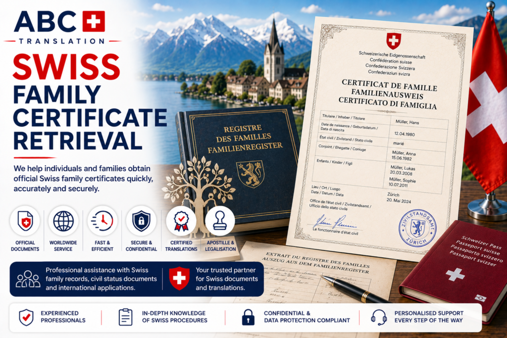 Swiss Family Certificate Retrieval