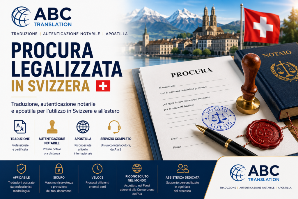 Procura legalizzata Svizzera