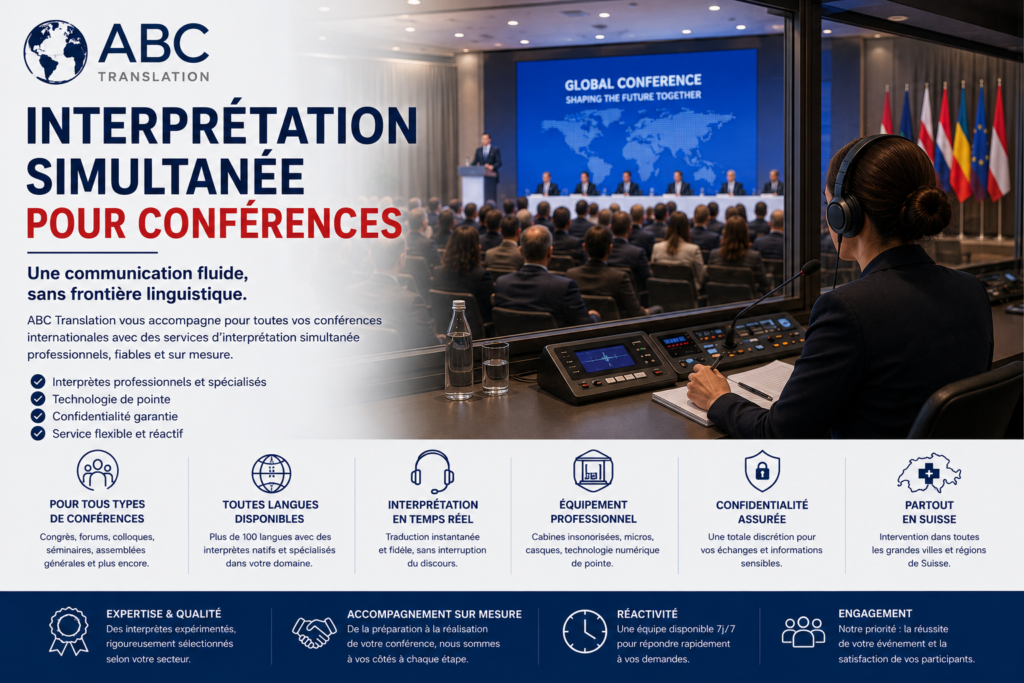 Interprétation simultanée pour conférences