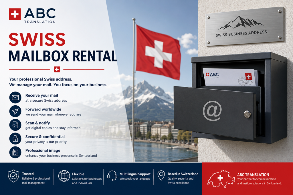 Swiss Mailbox Rental