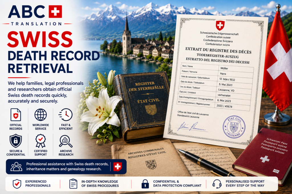 Swiss death record