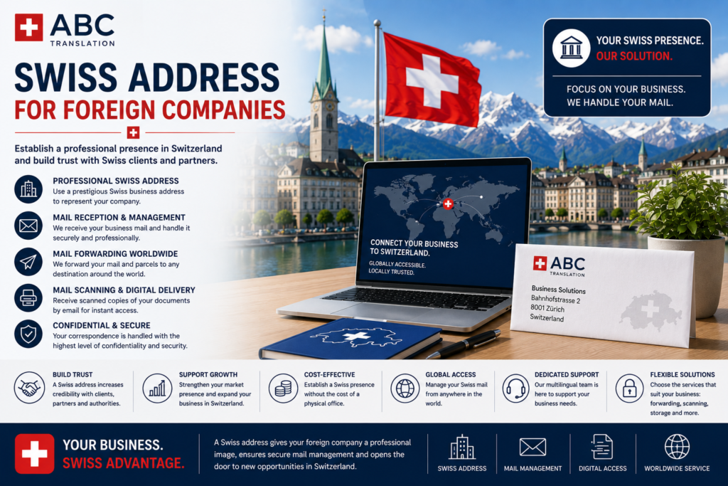Swiss Address for Foreign Companies