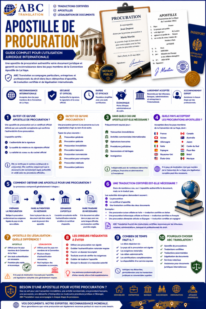 Apostille de procuration