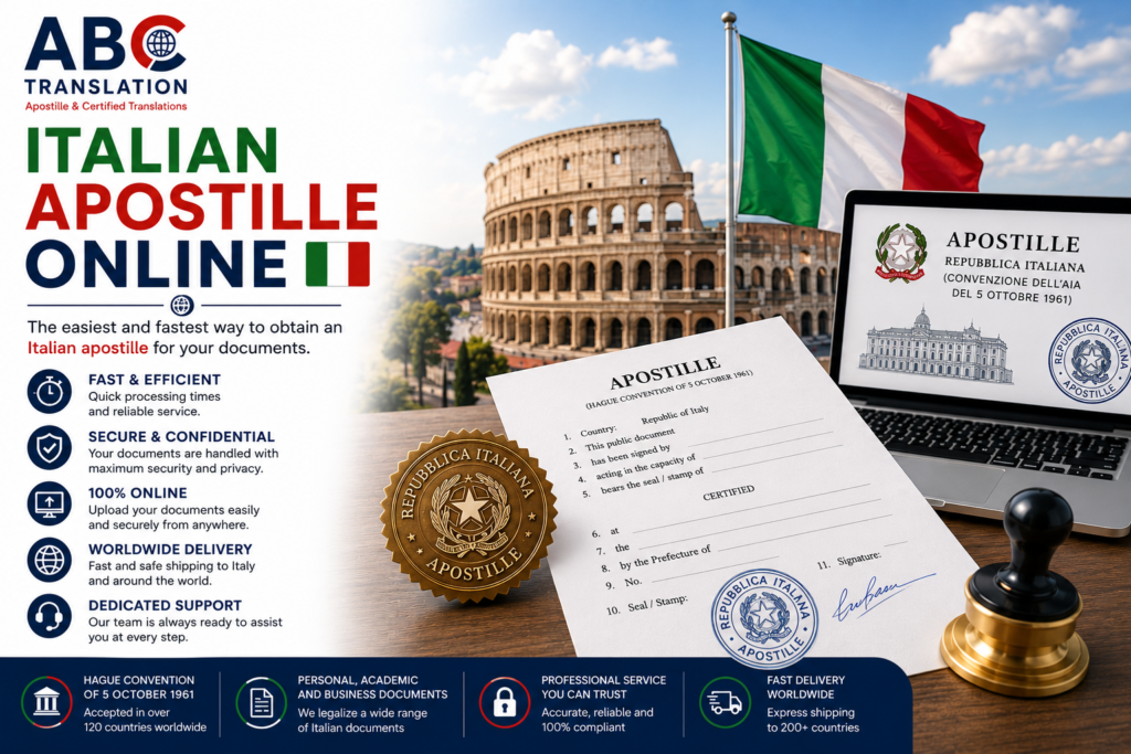 Italian apostille online