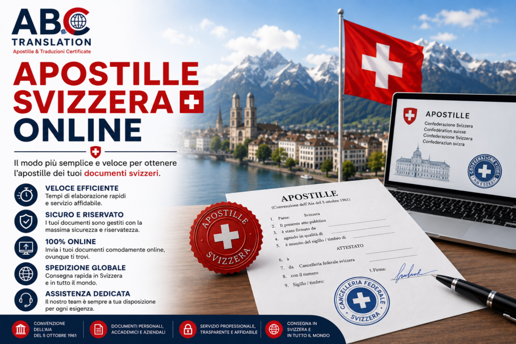 Apostille svizzera online