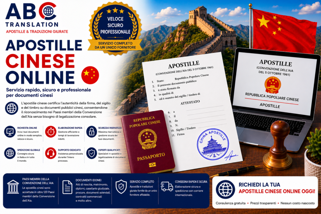 Apostille cinese online