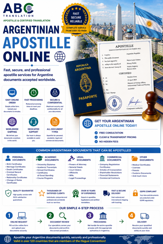 Argentinian apostille online