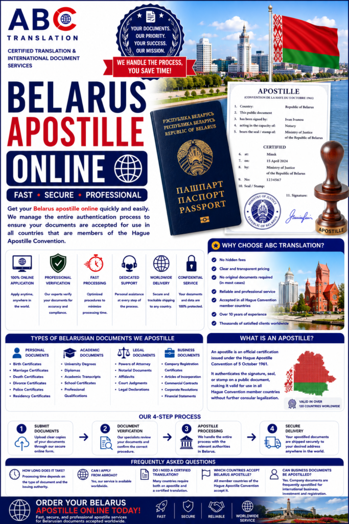 Belarus apostille online