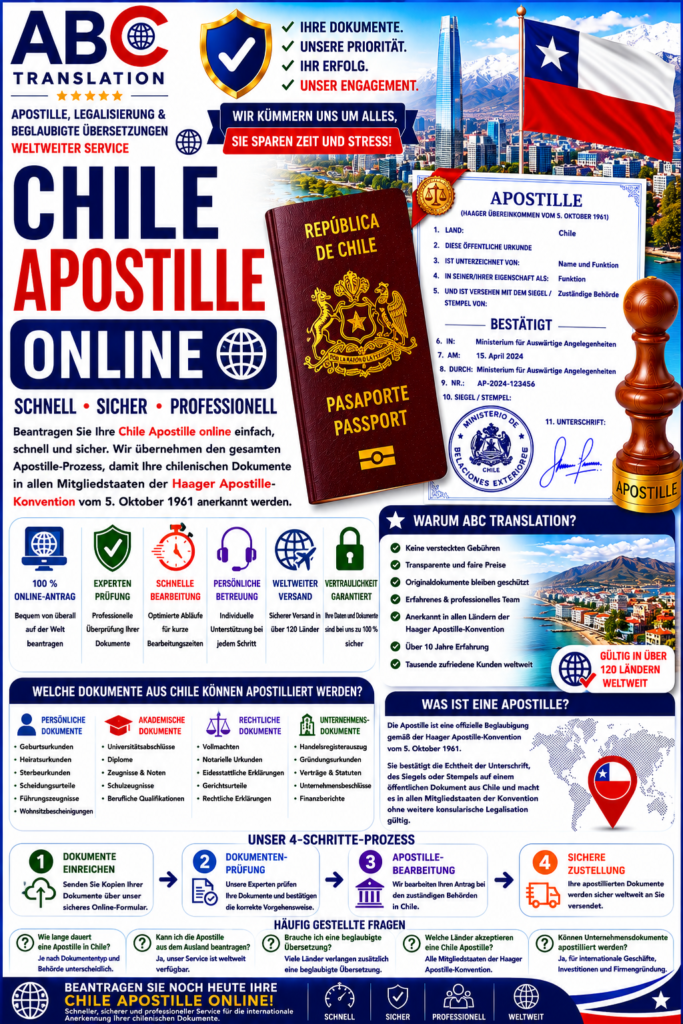 Chile Apostille online
