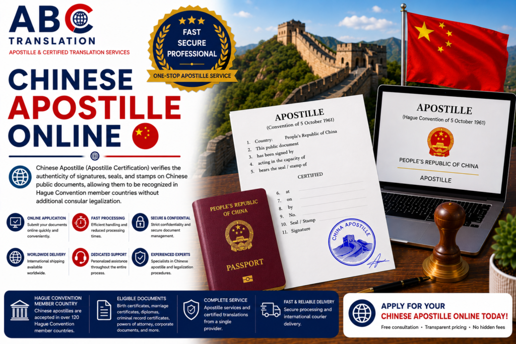 Chinese apostille online