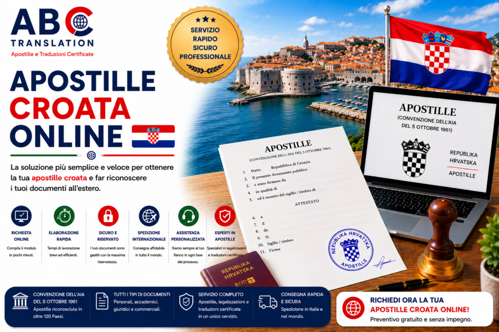 Apostille croata online