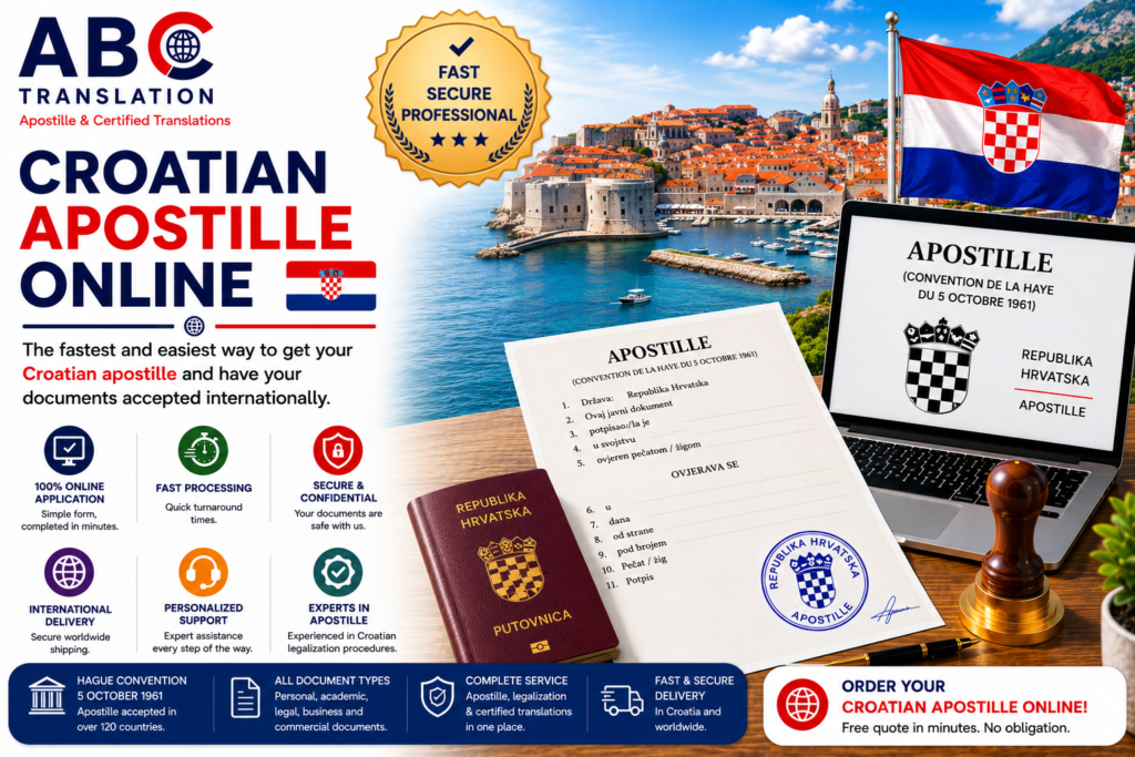 Croatian apostille online
