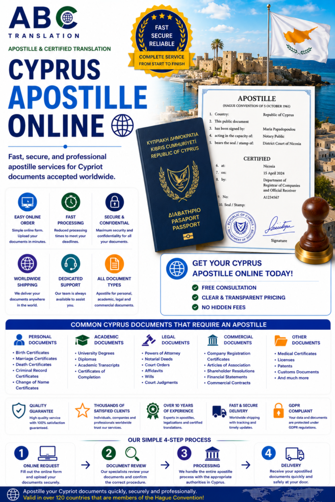 Cyprus apostille online