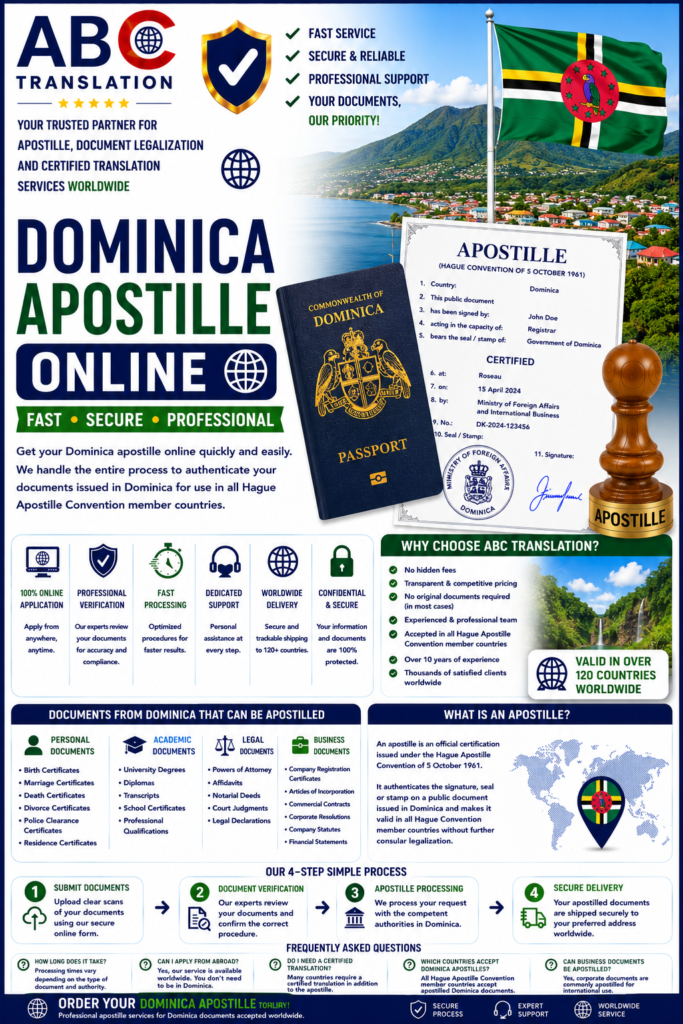 Dominica apostille online
