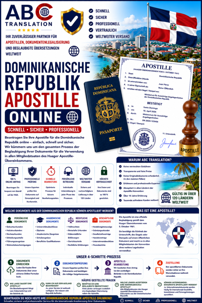 Dominikanische Republik Apostille online