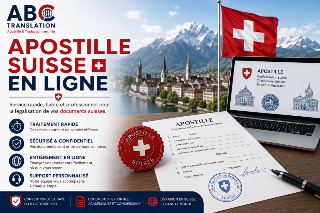 Apostille suisse en ligne