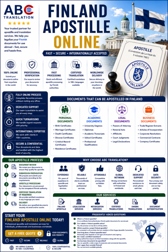 Finland Apostille Online