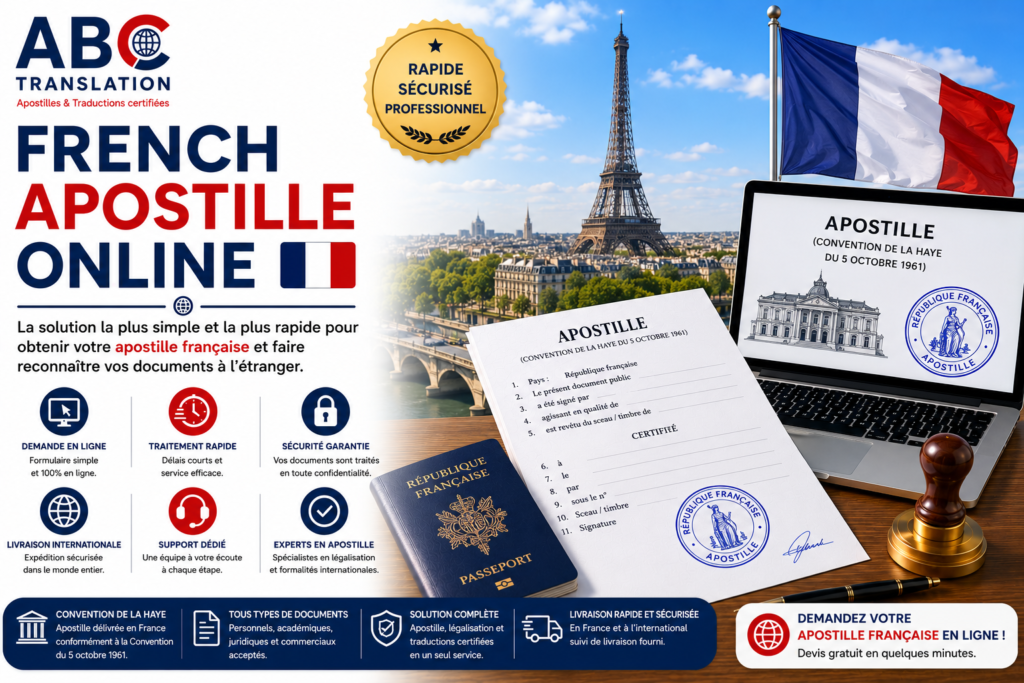 French apostille online