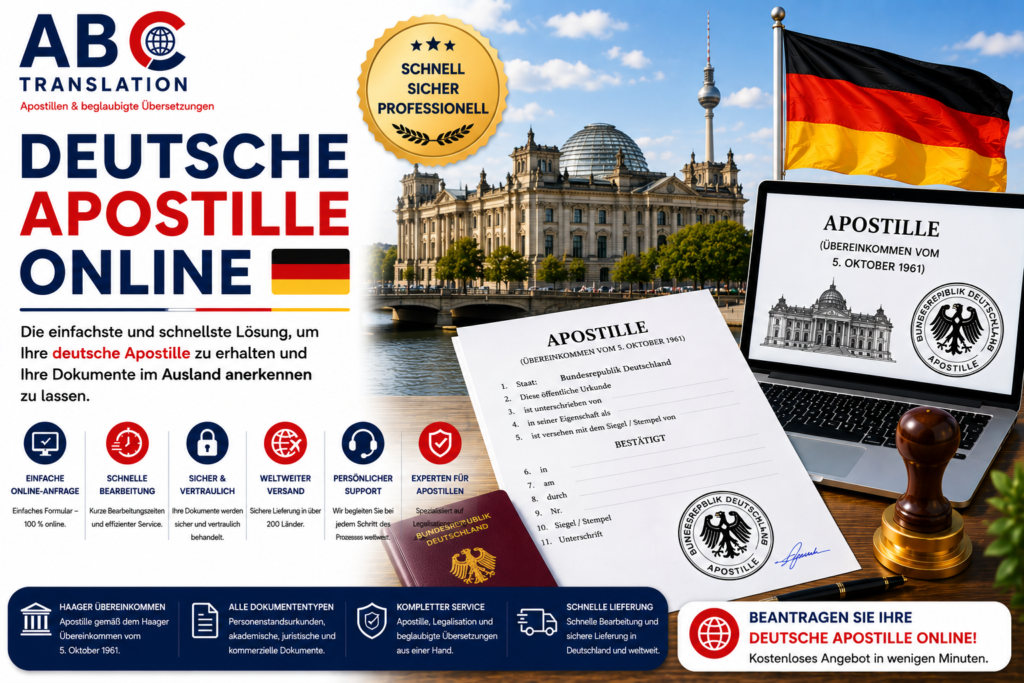 Deutsche Apostille online