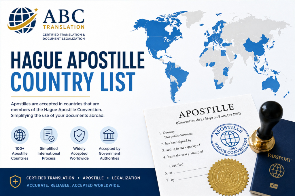 Hague Apostille Country List
