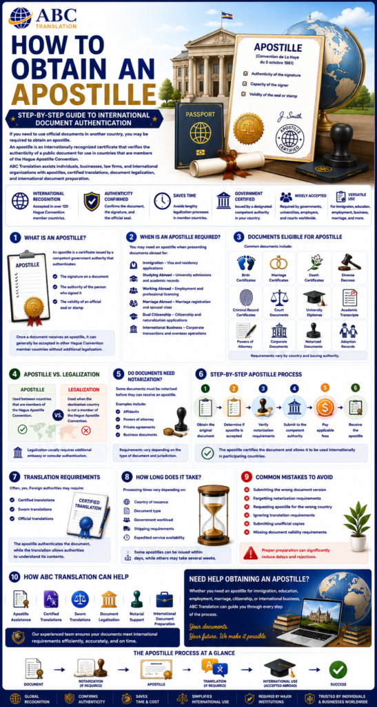 How to Obtain an Apostille