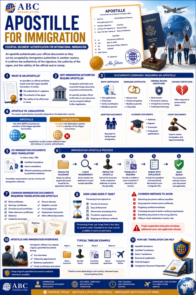 Apostille for Immigration