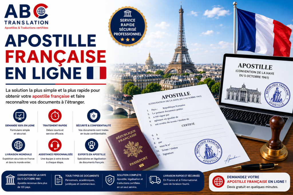 Apostille française en ligne