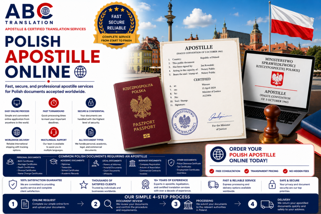 Polish apostille online