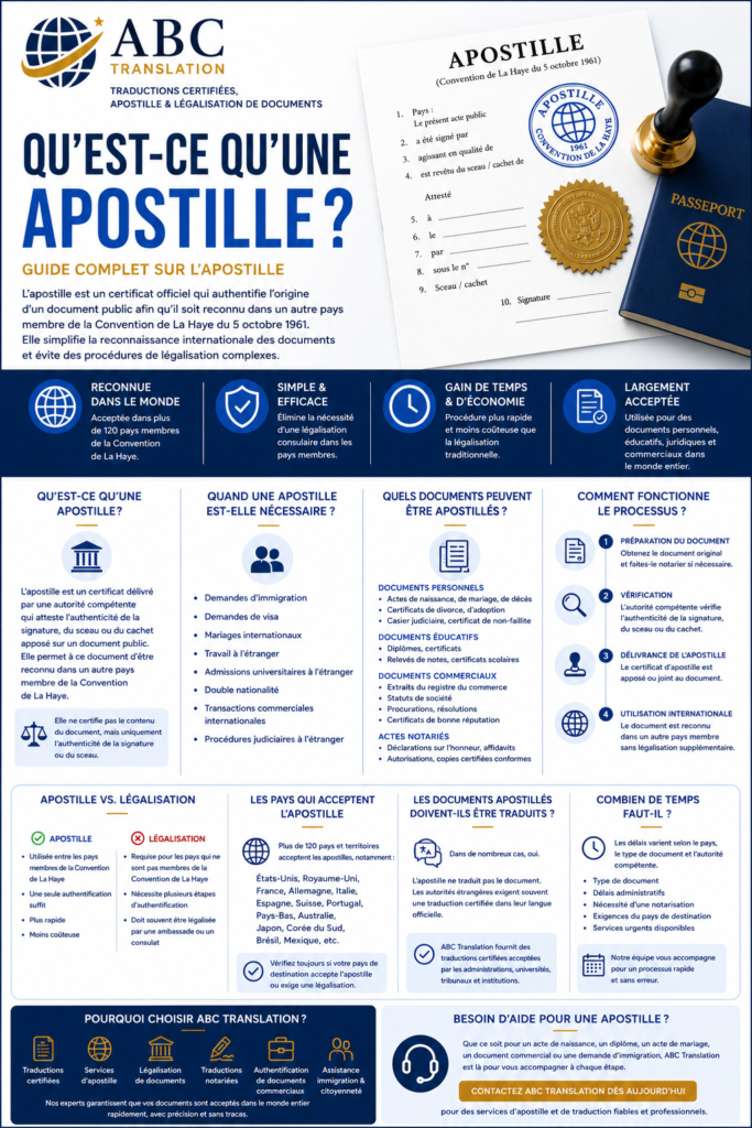 Qu'est-ce qu'une apostille
