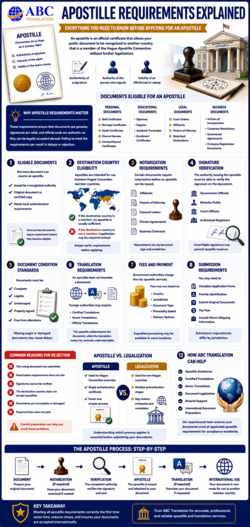Apostille Requirements Explained