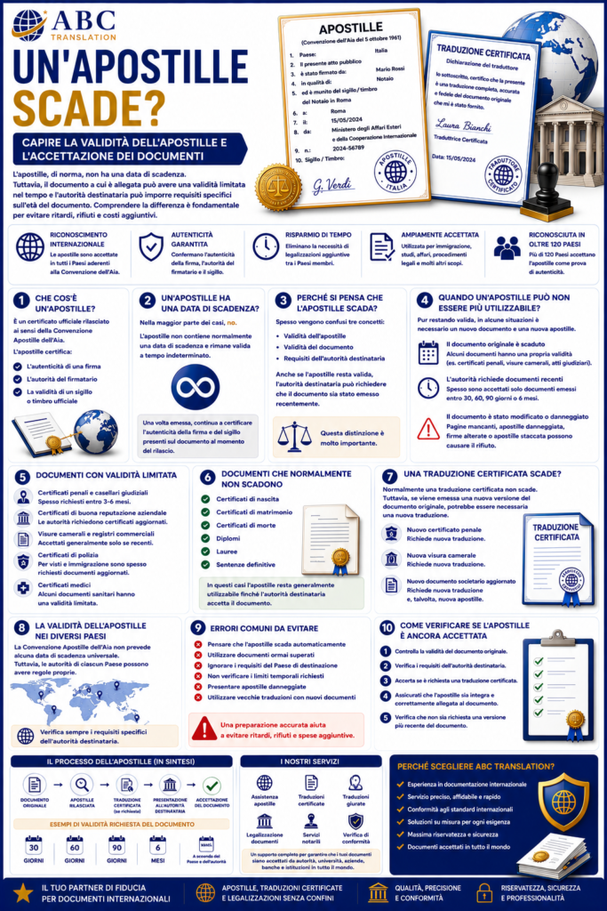 Un'apostille scade?