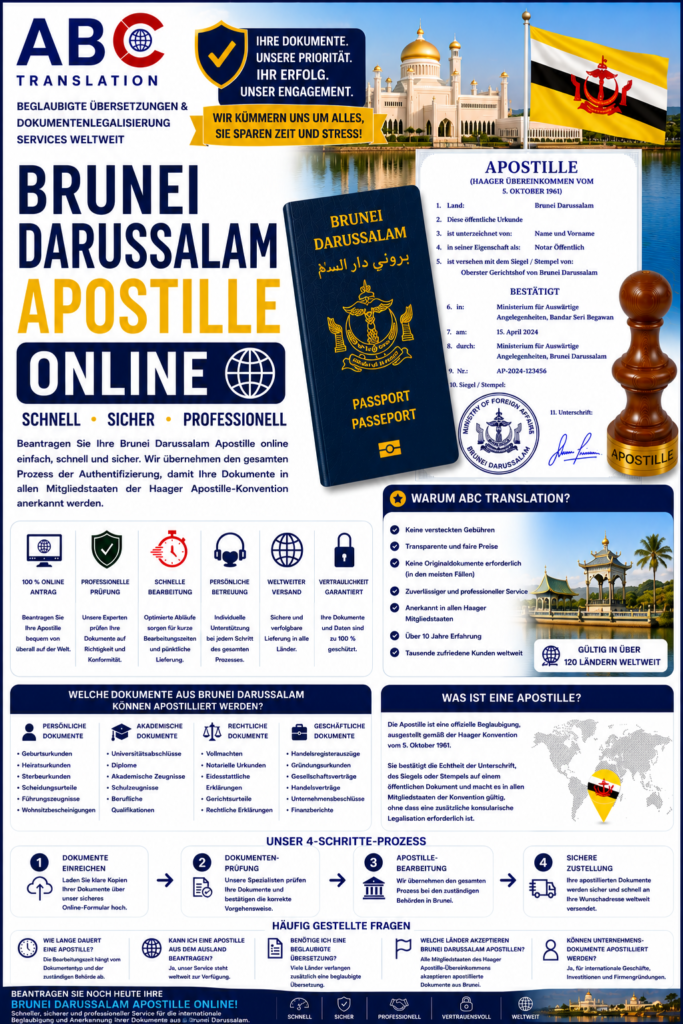 Brunei Darussalam Apostille online