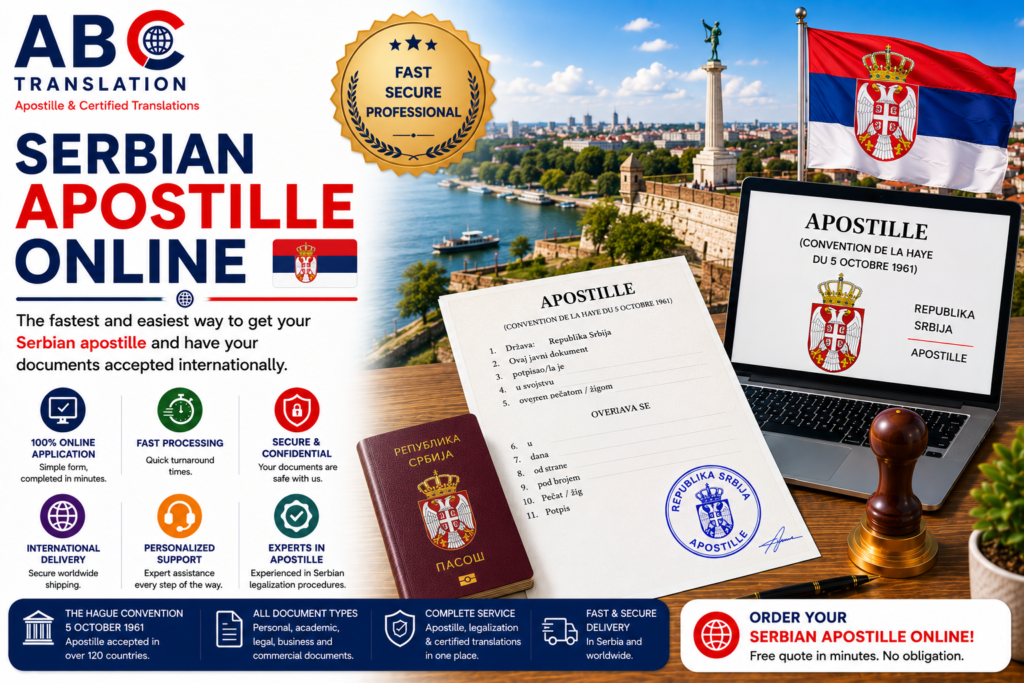 Serbian apostille online