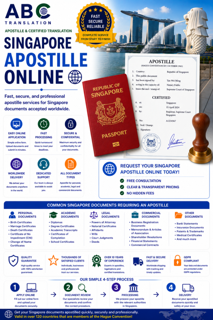 Singapore apostille online