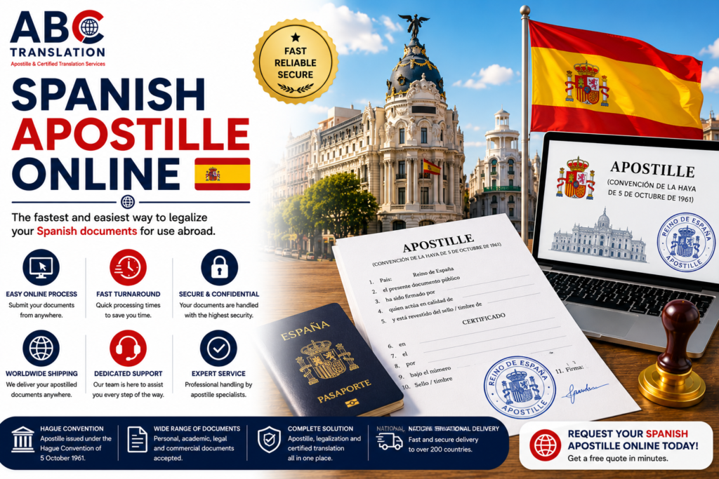 Spanish apostille online