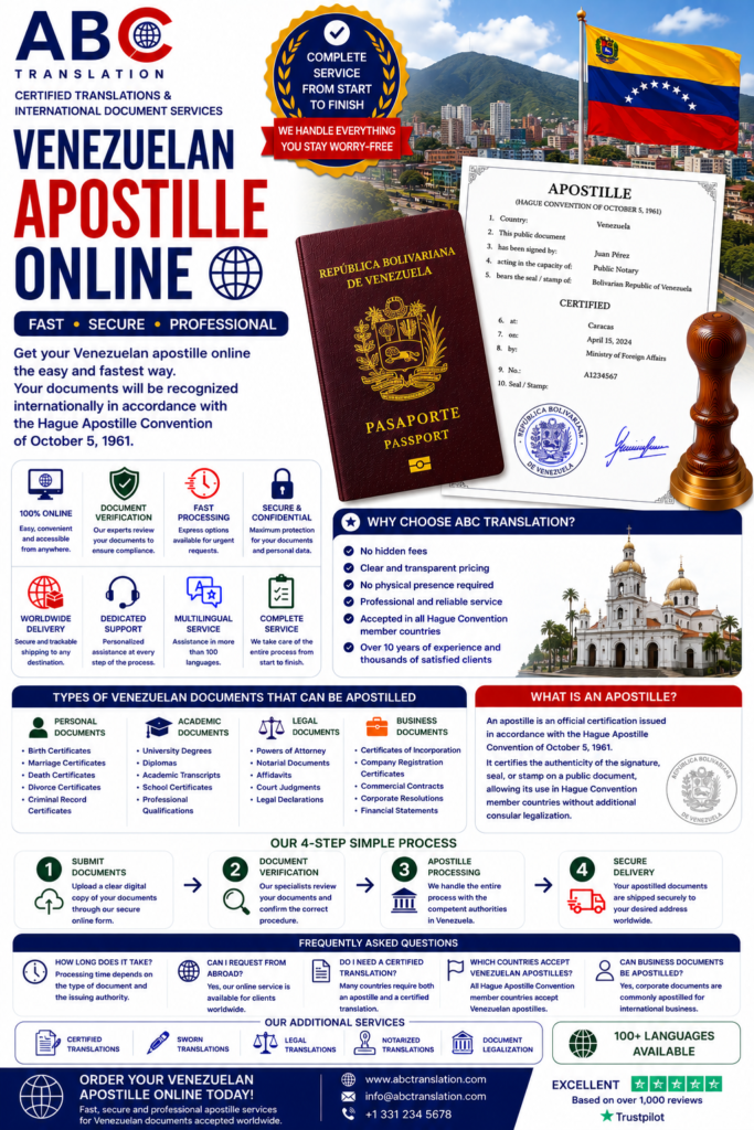 Venezuelan apostille online