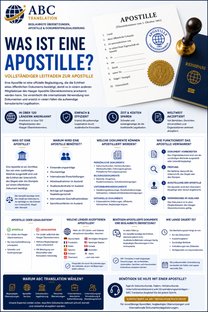 Was ist eine Apostille