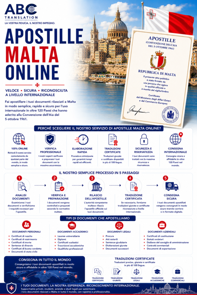 Apostille Malta Online