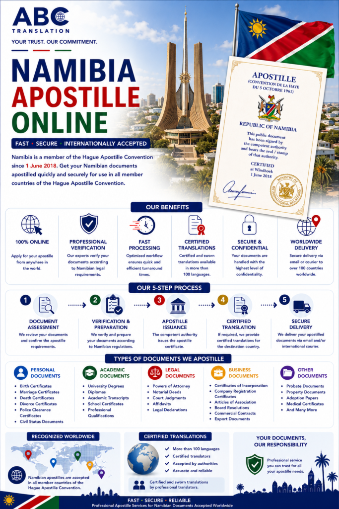 Namibia Apostille Online