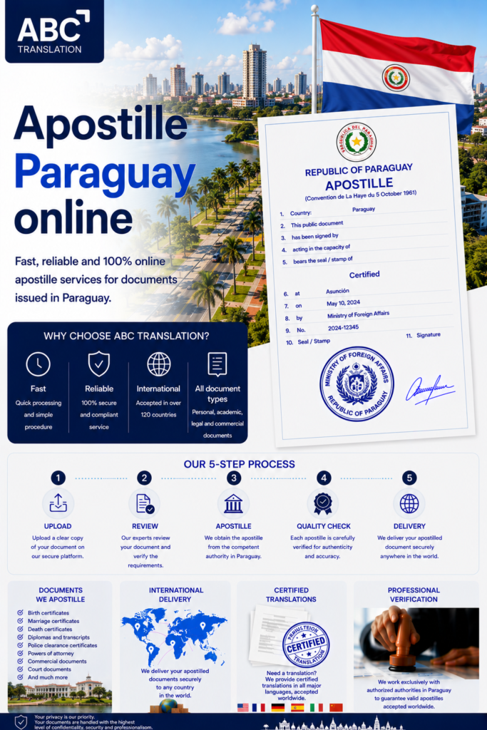 Paraguay Apostille Online