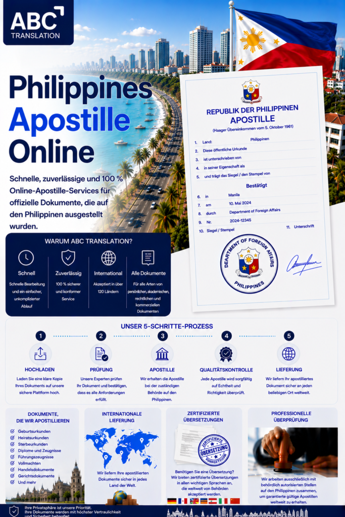 Philippinen Apostille Online