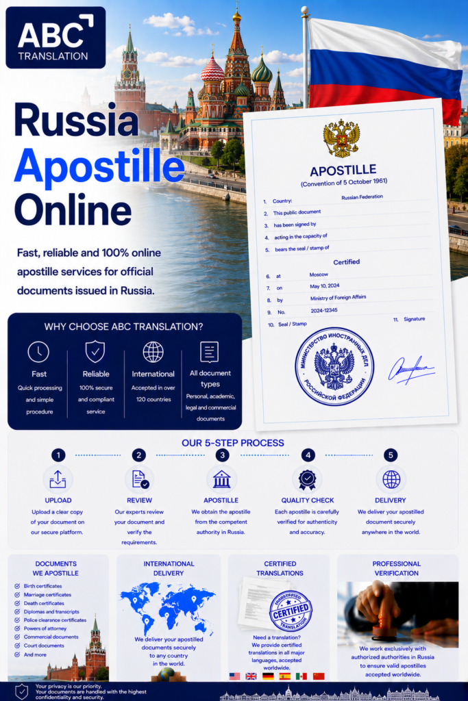 Russia Apostille Online