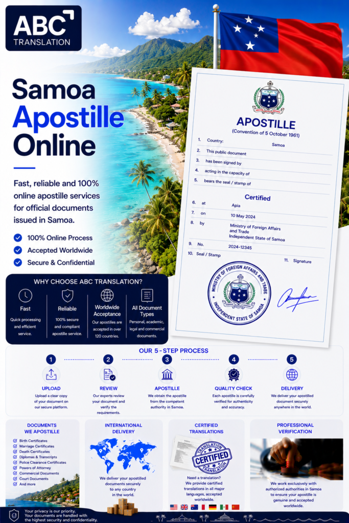 Samoa Apostille Online