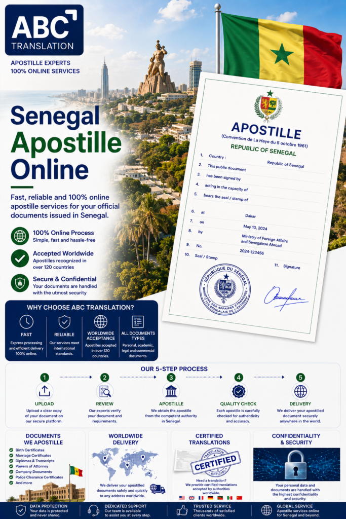 Senegal Apostille Online