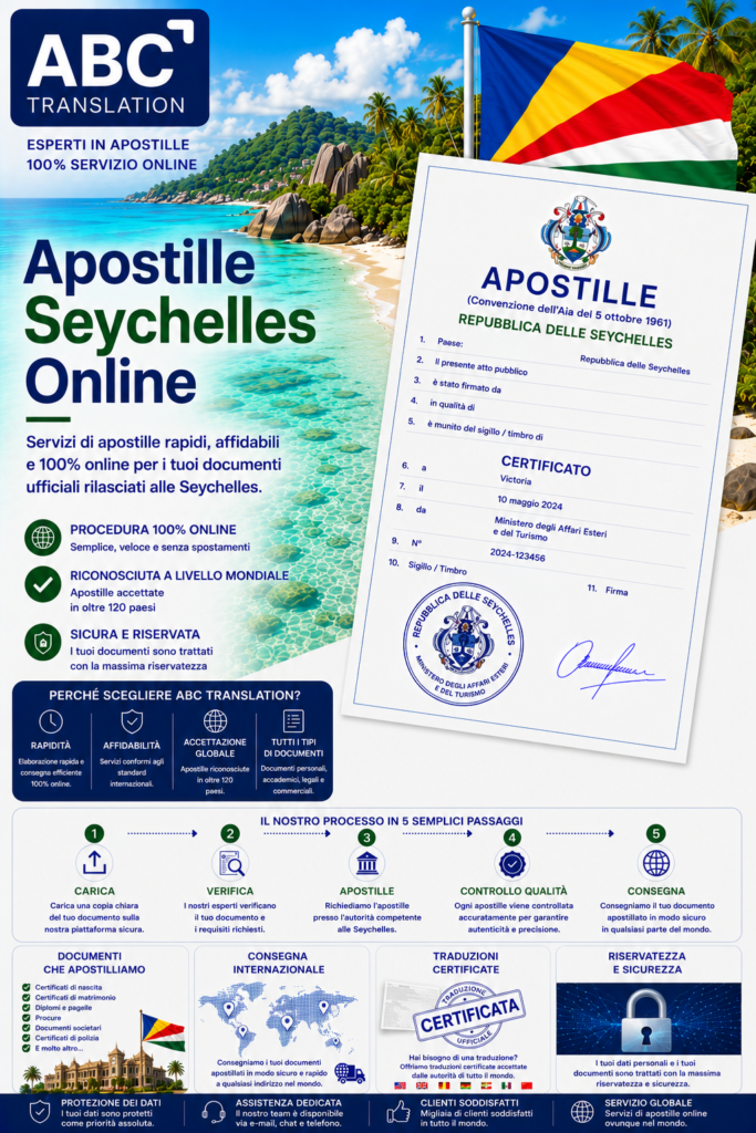 Apostille Seychelles Online