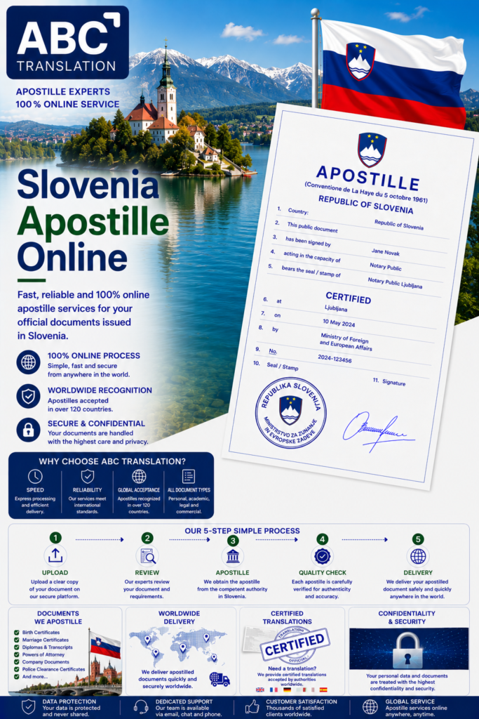Slovenia Apostille Online