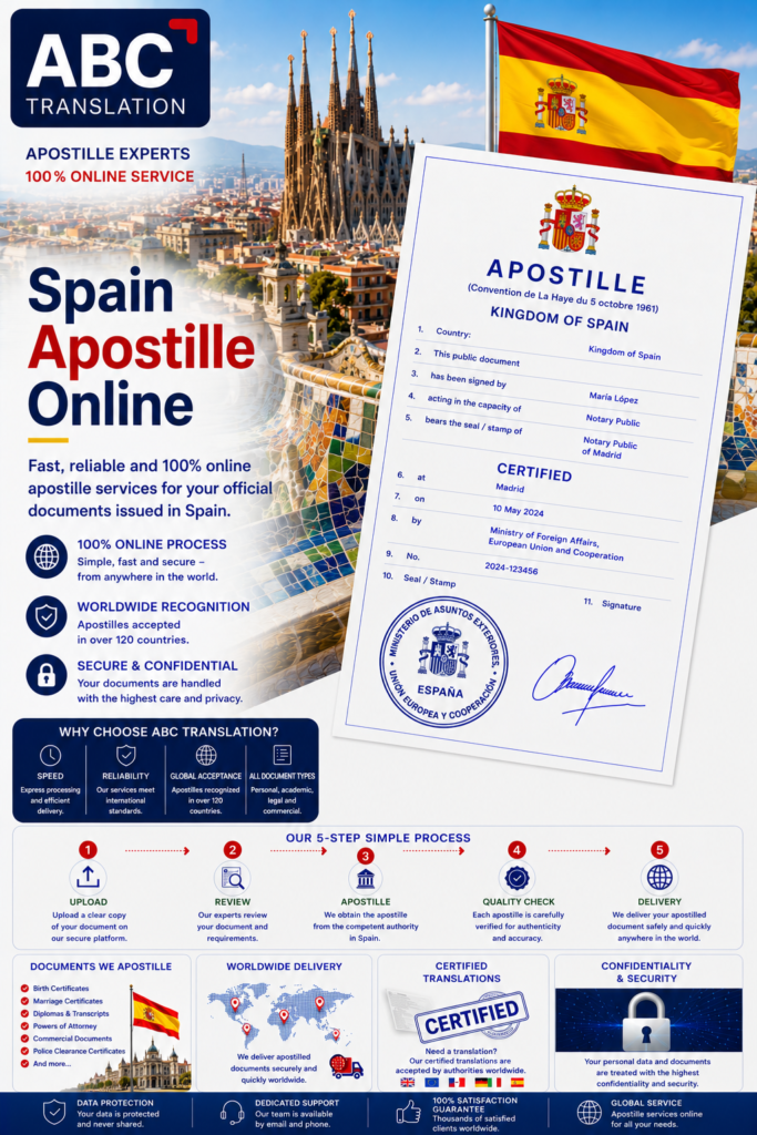 Spain Apostille Online