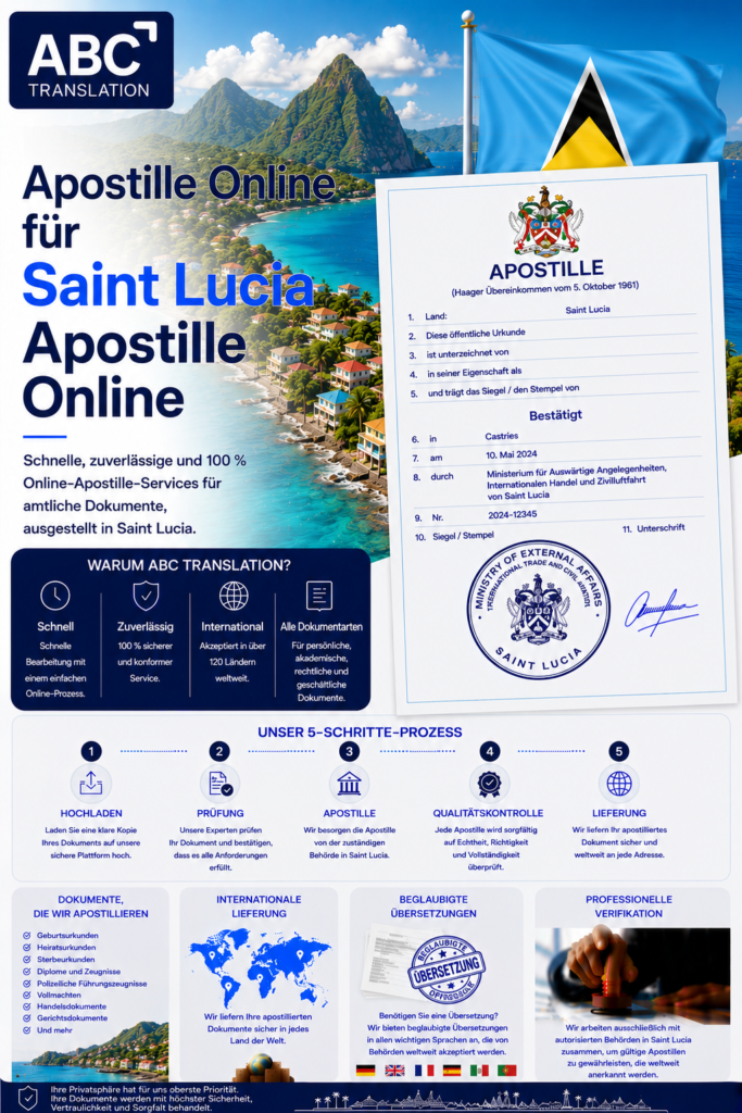 St. Lucia Apostille Online
