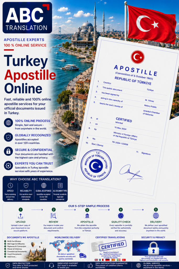 Turkey Apostille Online