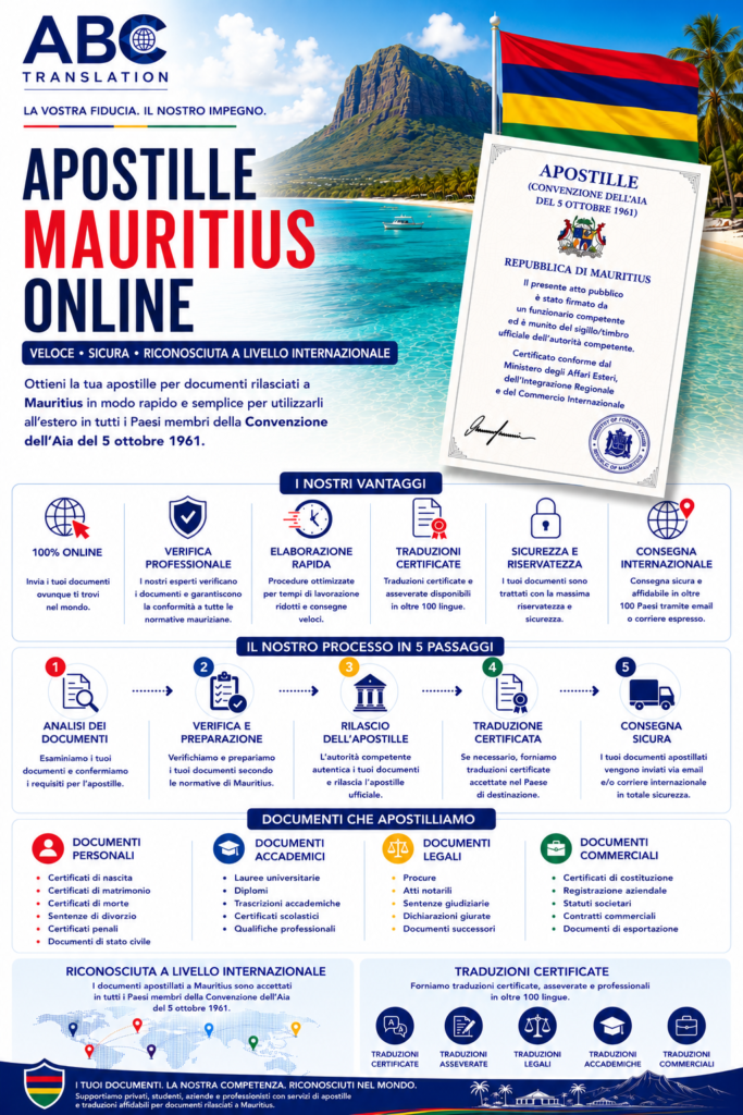 Apostille Mauritius Online